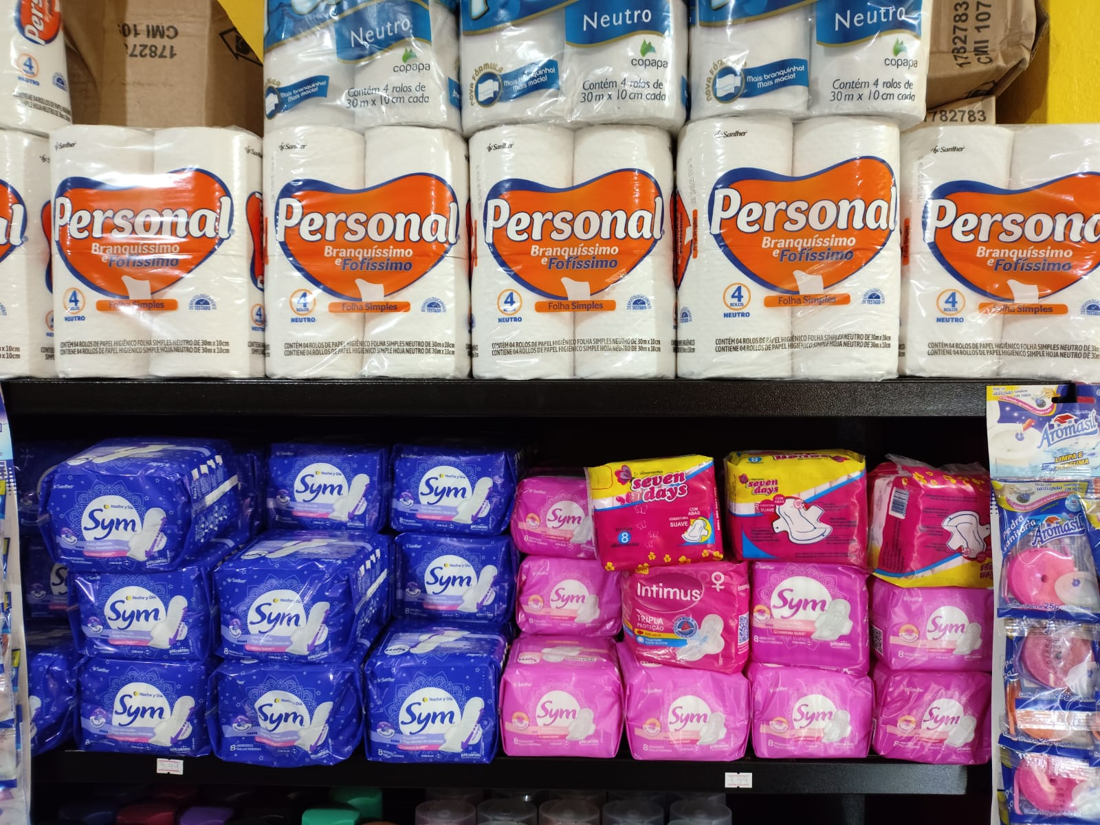 Papel higiênico...
